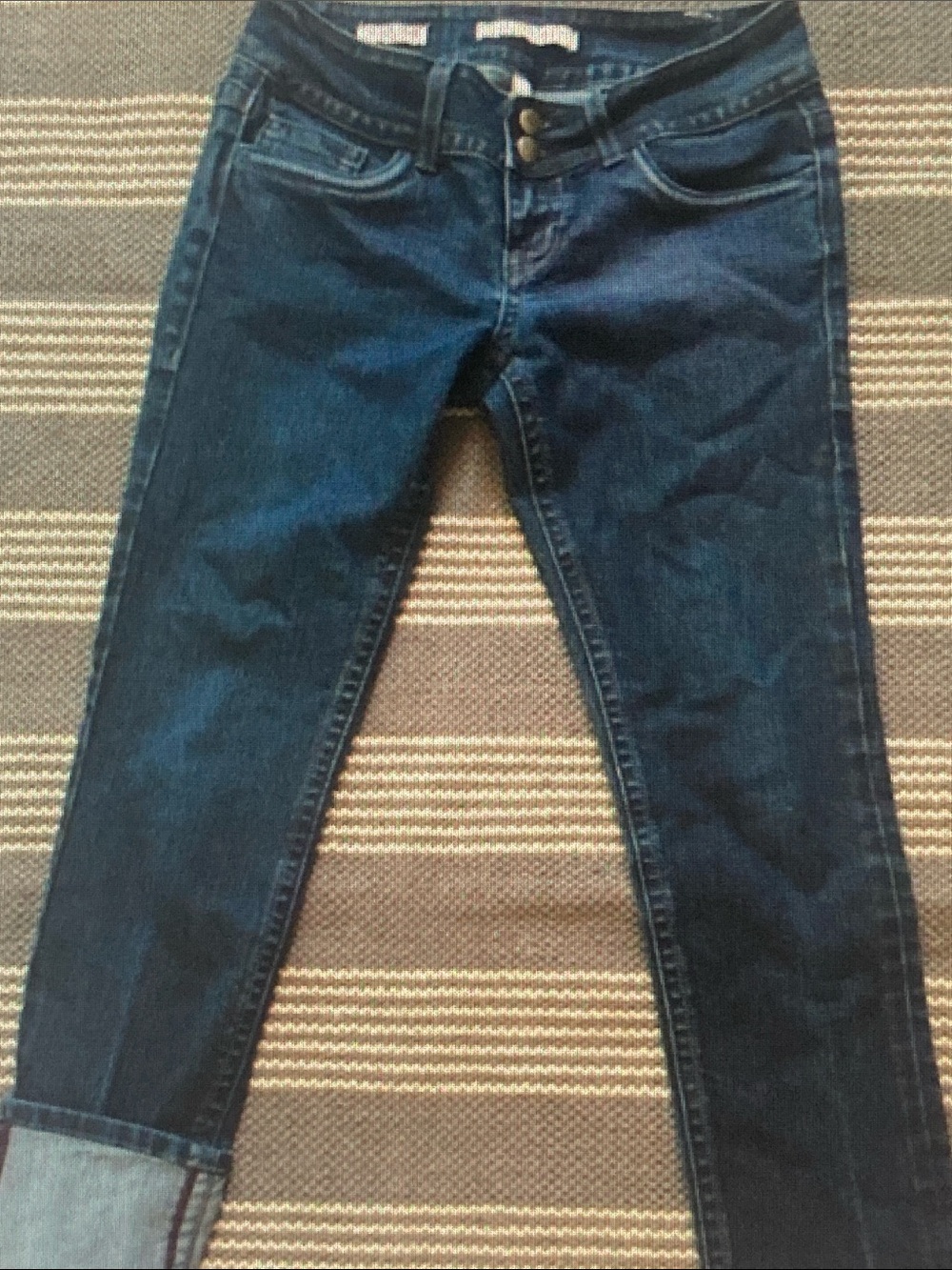 Vigoss Navy Stretch Skinny Jeans